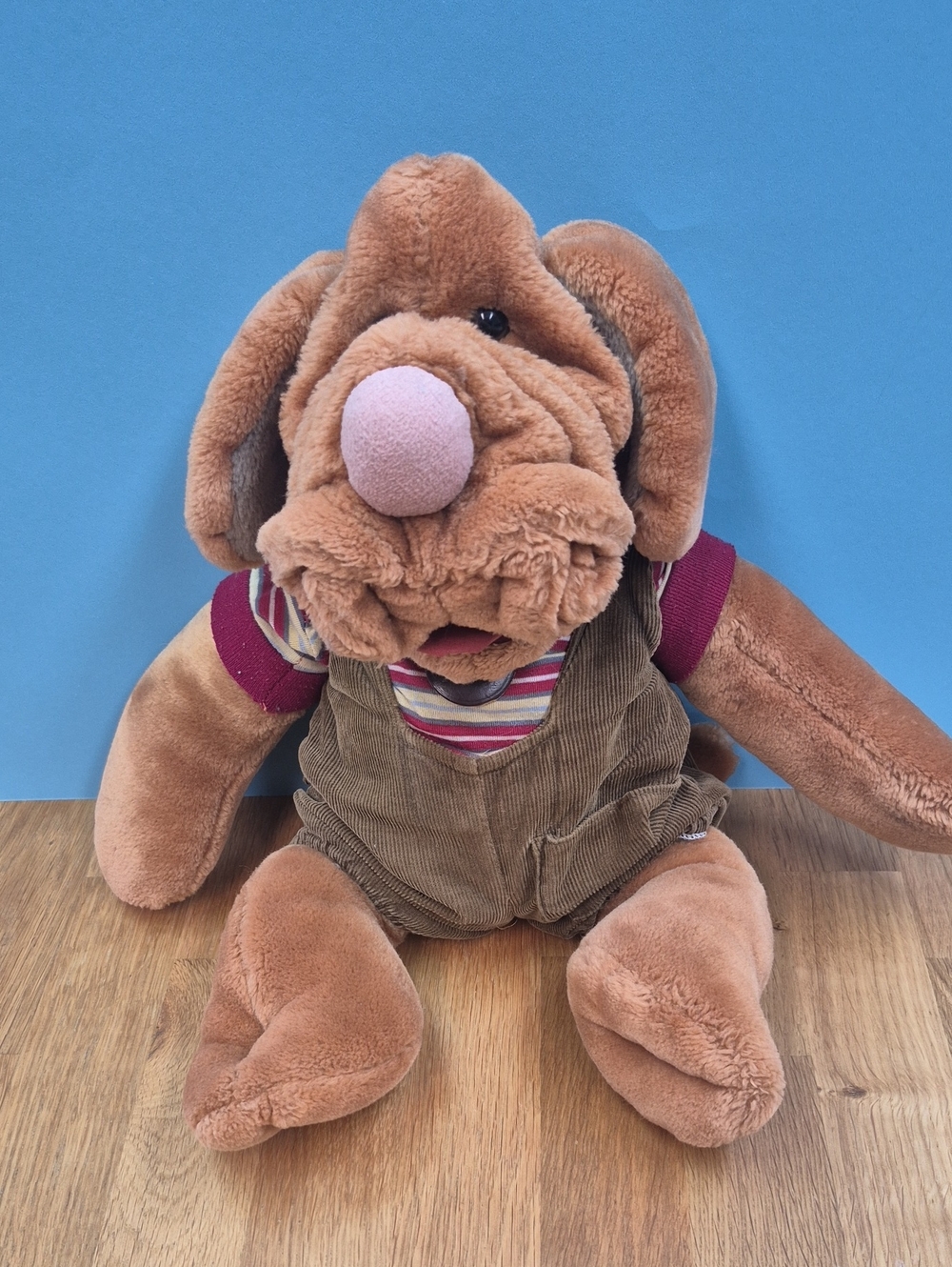 GANZ Vintage 80's Wrinkles Dog Plush/Puppet